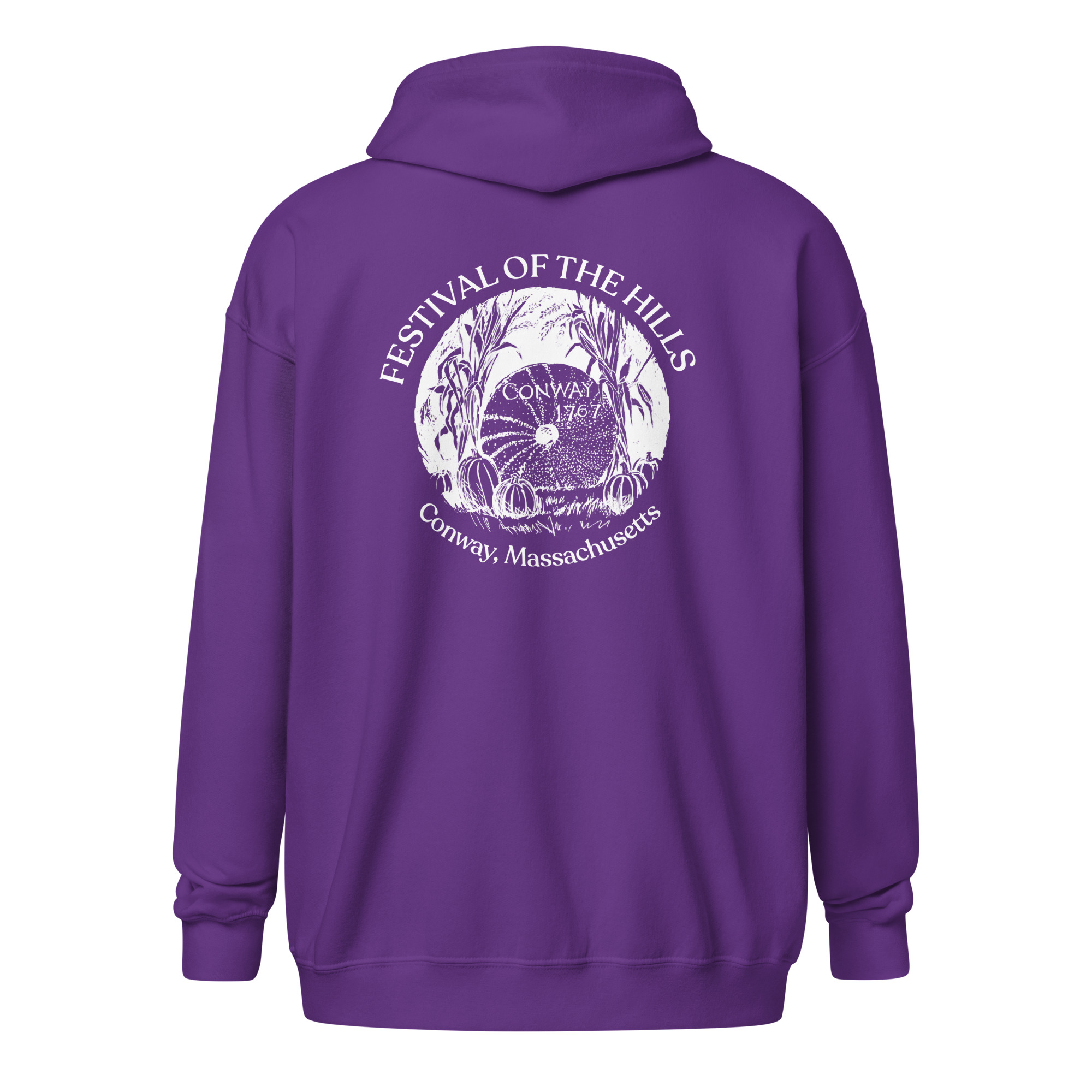 Unisex Heavy Zip Millstone Hoodie - Image 2
