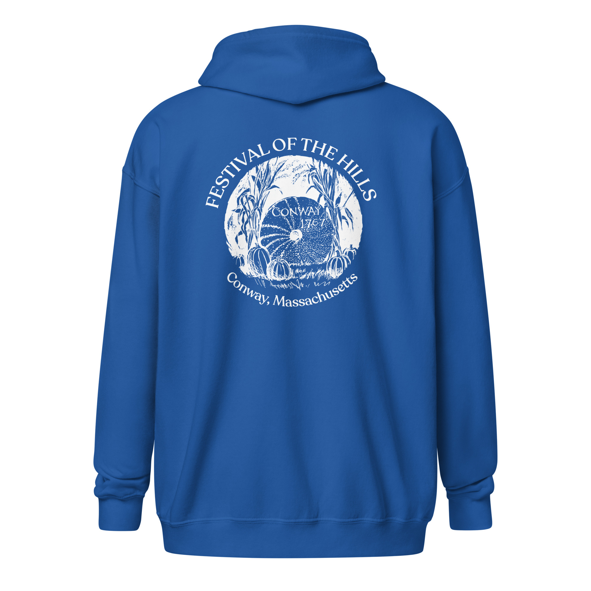 Unisex Heavy Zip Millstone Hoodie - Image 3